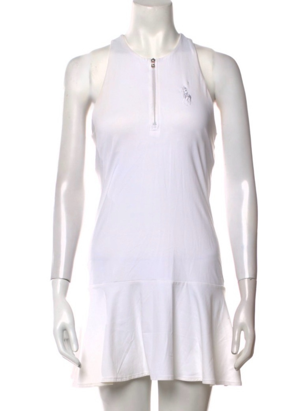 Ralph Lauren White Dress with Polo Logo